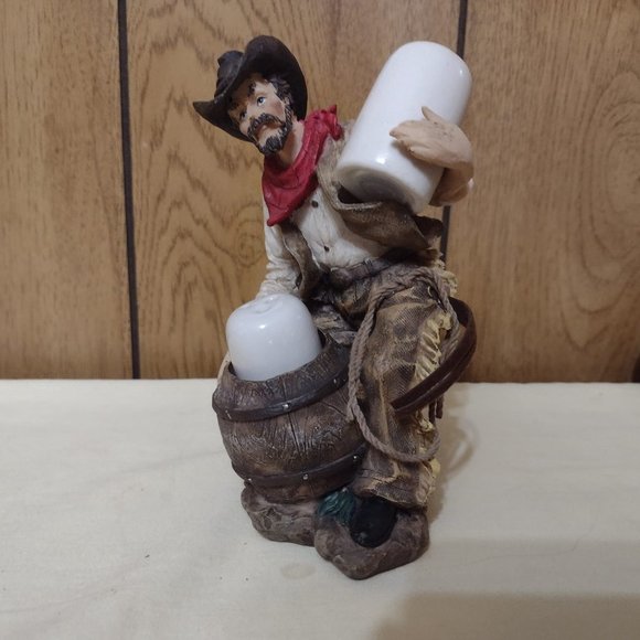 2 Sets Cowboy Vintage Salt & Pepper Shaker Sets Western Decor - Picture 8 of 11
